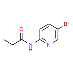 ChemSpider 2D Image | N-(5-Bromo-2-pyridinyl)propanamide | C8H9BrN2O