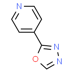 ChemSpider 2D Image | 4-(1,3,4-Oxadiazol-2-yl)pyridine | C7H5N3O