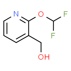 ChemSpider 2D Image | [2-(Difluoromethoxy)-3-pyridinyl]methanol | C7H7F2NO2