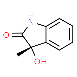 ChemSpider 2D Image | (3S)-3-Hydroxy-3-methyl-1,3-dihydro-2H-indol-2-one | C9H9NO2