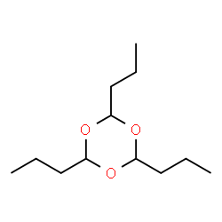 ChemSpider 2D Image | 2,4,6-Tripropyl-1,3,5-trioxane | C12H24O3