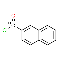 ChemSpider 2D Image | 2-Naphthalene(~11~C)carbonyl chloride | C1011CH7ClO
