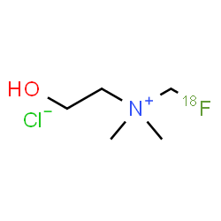 ChemSpider 2D Image | Fluorocholine Chloride F-18 | C5H13Cl18FNO