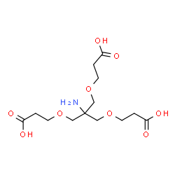 ChemSpider 2D Image | 3-{2-Amino-3-(2-carboxyethoxy)-2-[(2-carboxyethoxy)methyl]propoxy}propanoic acid | C13H23NO9