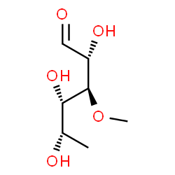 ChemSpider 2D Image | 6-Deoxy-3-O-methyl-L-altrose | C7H14O5