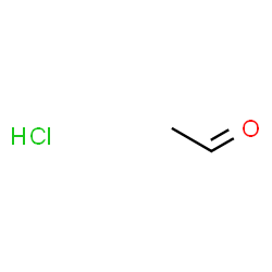 ChemSpider 2D Image | Acetaldehyde hydrochloride (1:1) | C2H5ClO