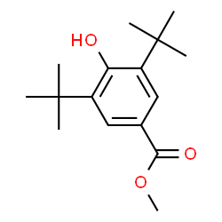 ChemSpider 2D Image | methyl 3,5-ditert-butyl-4-hydroxybenzoate | C16H24O3