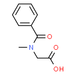 ChemSpider 2D Image | N-methylhippuric acid | C10H11NO3