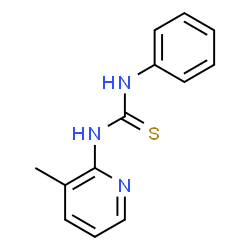 ChemSpider 2D Image | 1-(3-Methyl-2-pyridinyl)-3-phenylthiourea | C13H13N3S