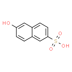 ChemSpider 2D Image | 2-Napthol-6-sulfonic acid | C10H8O4S
