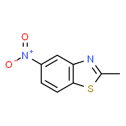 ChemSpider 2D Image | 2-methyl-5-nitrobenzothiazole | C8H6N2O2S