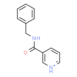 ChemSpider 2D Image | 3-(Benzylcarbamoyl)pyridinium | C13H13N2O