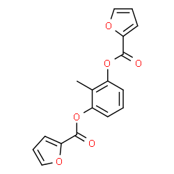 ChemSpider 2D Image | 2-Methyl-1,3-phenylene di(2-furoate) | C17H12O6
