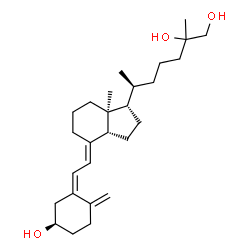 ChemSpider 2D Image | (3R,5Z,7E,13alpha,14beta,17alpha,20S)-9,10-Secocholesta-5,7,10-triene-3,25,26-triol | C27H44O3