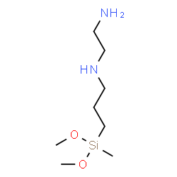 ChemSpider 2D Image | N-{3-[Dimethoxy(methyl)silyl]propyl}-1,2-ethanediamine | C8H22N2O2Si