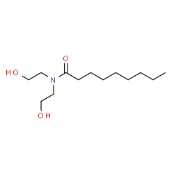 ChemSpider 2D Image | N,N-Bis(2-hydroxyethyl)nonanamide | C13H27NO3