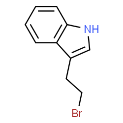 ChemSpider 2D Image | 3-(2-BROMOETHYL)INDOLE | C10H10BrN