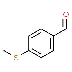 ChemSpider 2D Image | 4-(Methylthio)benzaldehyde | C8H8OS