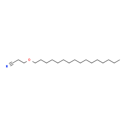ChemSpider 2D Image | 3-(Hexadecyloxy)propanenitrile | C19H37NO
