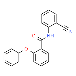 ChemSpider 2D Image | N-(2-Cyanophenyl)-2-phenoxybenzamide | C20H14N2O2