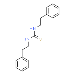 ChemSpider 2D Image | 1,3-Bis(2-phenylethyl)thiourea | C17H20N2S