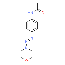 ChemSpider 2D Image | N-[4-(4-morpholinylazo)phenyl]acetamide | C12H16N4O2