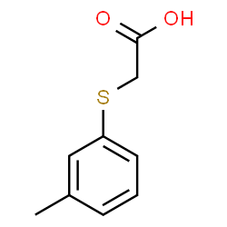 ChemSpider 2D Image | (M-Tolylthio)-Acetic Acid | C9H10O2S