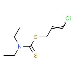ChemSpider 2D Image | (2E)-3-Chloro-2-propen-1-yl diethylcarbamodithioate | C8H14ClNS2