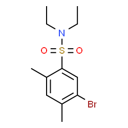 ChemSpider 2D Image | 5-Bromo-N,N-diethyl-2,4-dimethylbenzenesulfonamide | C12H18BrNO2S