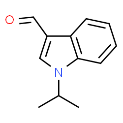 ChemSpider 2D Image | 1-ISOPROPYLINDOLE-3-CARBALDEHYDE | C12H13NO