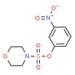 ChemSpider 2D Image | 3-Nitrophenyl 4-morpholinesulfonate | C10H12N2O6S
