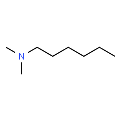 ChemSpider 2D Image | hexyldimethylamine | C8H19N
