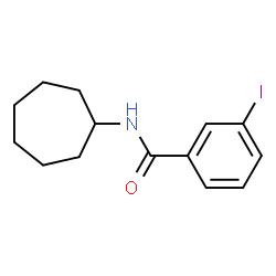 ChemSpider 2D Image | N-Cycloheptyl-3-iodobenzamide | C14H18INO