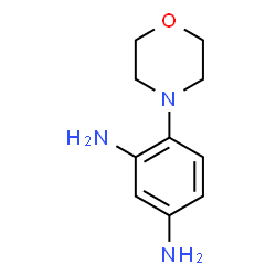 ChemSpider 2D Image | 4-(4-Morpholinyl)-1,3-benzenediamine | C10H15N3O