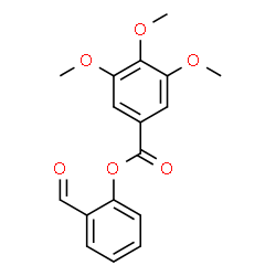 ChemSpider 2D Image | 2-Formylphenyl 3,4,5-trimethoxybenzoate | C17H16O6