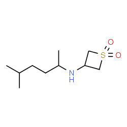 ChemSpider 2D Image | N-(5-methylhexan-2-yl)-1,1-dioxothietan-3-amine | C10H21NO2S