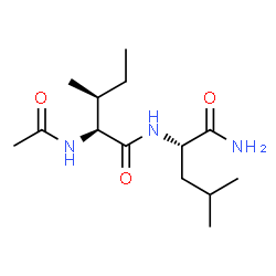 ChemSpider 2D Image | N-Acetyl-L-isoleucyl-L-leucinamide | C14H27N3O3