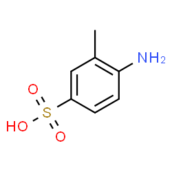 ChemSpider 2D Image | 6-Amino-m-toluensulfonic acid | C7H9NO3S
