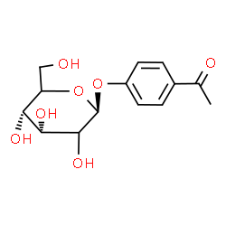 ChemSpider 2D Image | 4-Acetylphenyl beta-D-erythro-hexopyranoside | C14H18O7