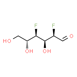 ChemSpider 2D Image | 2,4-Dideoxy-2,4-difluoro-D-glucose | C6H10F2O4