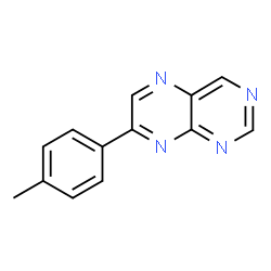 ChemSpider 2D Image | 7-(4-Methylphenyl)pteridine | C13H10N4