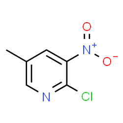 ChemSpider 2D Image | 2-Chloro-3-nitro-5-picoline | C6H5ClN2O2