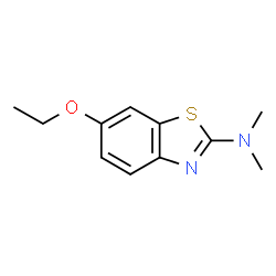 ChemSpider 2D Image | 6-Ethoxy-N,N-dimethyl-2-benzothiazolamine | C11H14N2OS