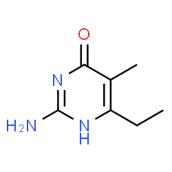 ChemSpider 2D Image | 2-amino-6-ethyl-5-methylpyrimidin-4-ol | C7H11N3O