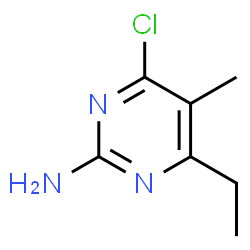 ChemSpider 2D Image | 4-Chloro-6-ethyl-5-methyl-2-pyrimidinamine | C7H10ClN3