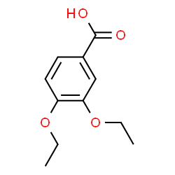 ChemSpider 2D Image | 3,4-Diethoxybenzoic acid | C11H14O4