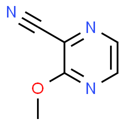 ChemSpider 2D Image | 3-Methoxy-2-pyrazinecarbonitrile | C6H5N3O