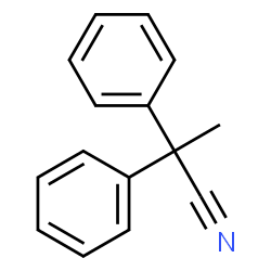 ChemSpider 2D Image | 2,2-Diphenylpropionitrile | C15H13N