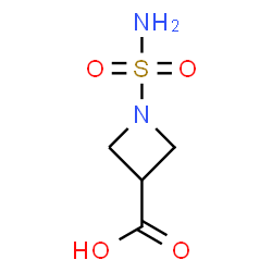 ChemSpider 2D Image | 1-Sulfamoyl-3-azetidinecarboxylic acid | C4H8N2O4S