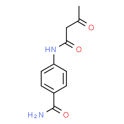 ChemSpider 2D Image | 4-(3-oxobutanamido)benzamide | C11H12N2O3